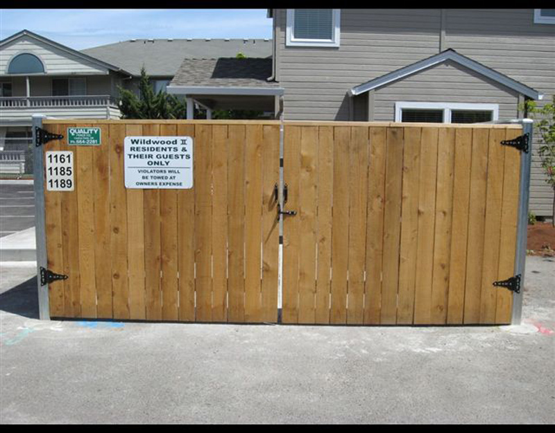 Wood Gates - Quality Fence Company