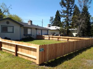 Dog ear clearance wood fence gate